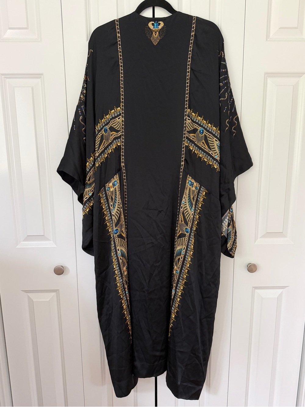 Camilla Silk Kaftan Dress - Picture 2 of 4